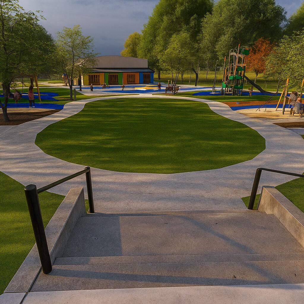 St. Joseph Children's Home Realistic Half rendering for updated play and wellness area